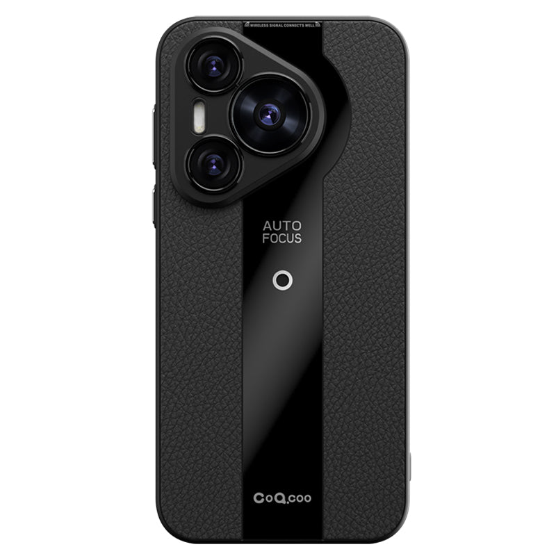 Q.COO For Huawei Pura 70 Pro / Pura 70 Pro+ Case Shockproof PU+TPU+Acrylic Phone Cover Q.COO For Huawei Pura 70 Pro / Pura 70 Pro+ Case Shockproof PU+TPU+Acrylic Phone Cover